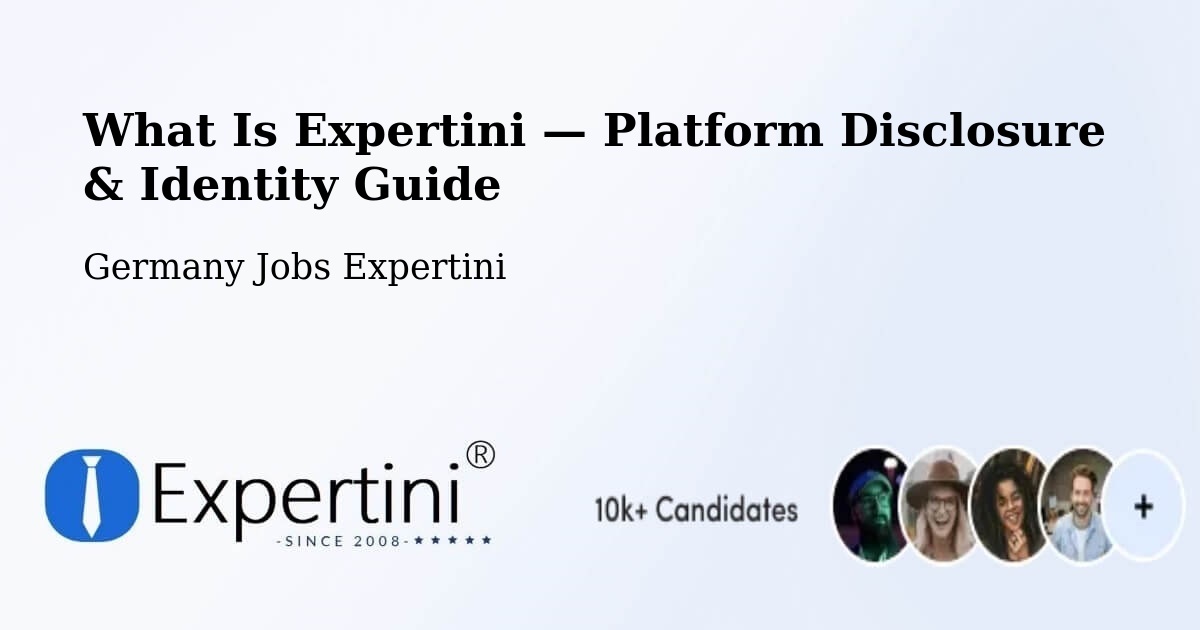 What Is Expertini — Platform Disclosure & Identity Guide – Affalterbach